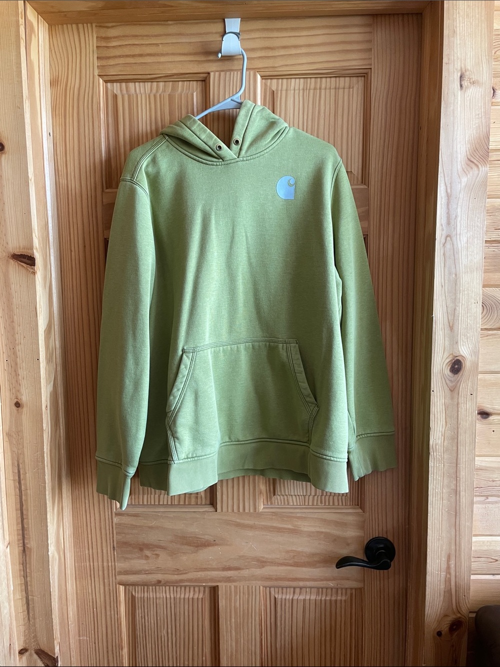 Carhartt Olive Crewneck Hooded Sweatshirt
